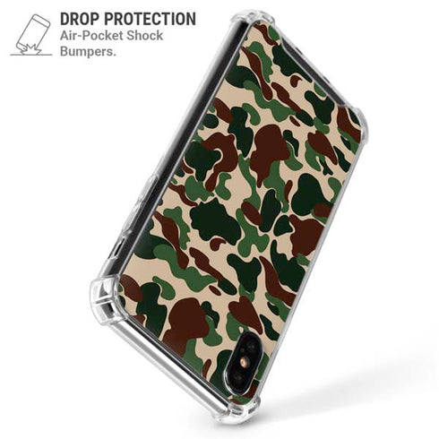 Street Camo iPhone XS Max Clear Case